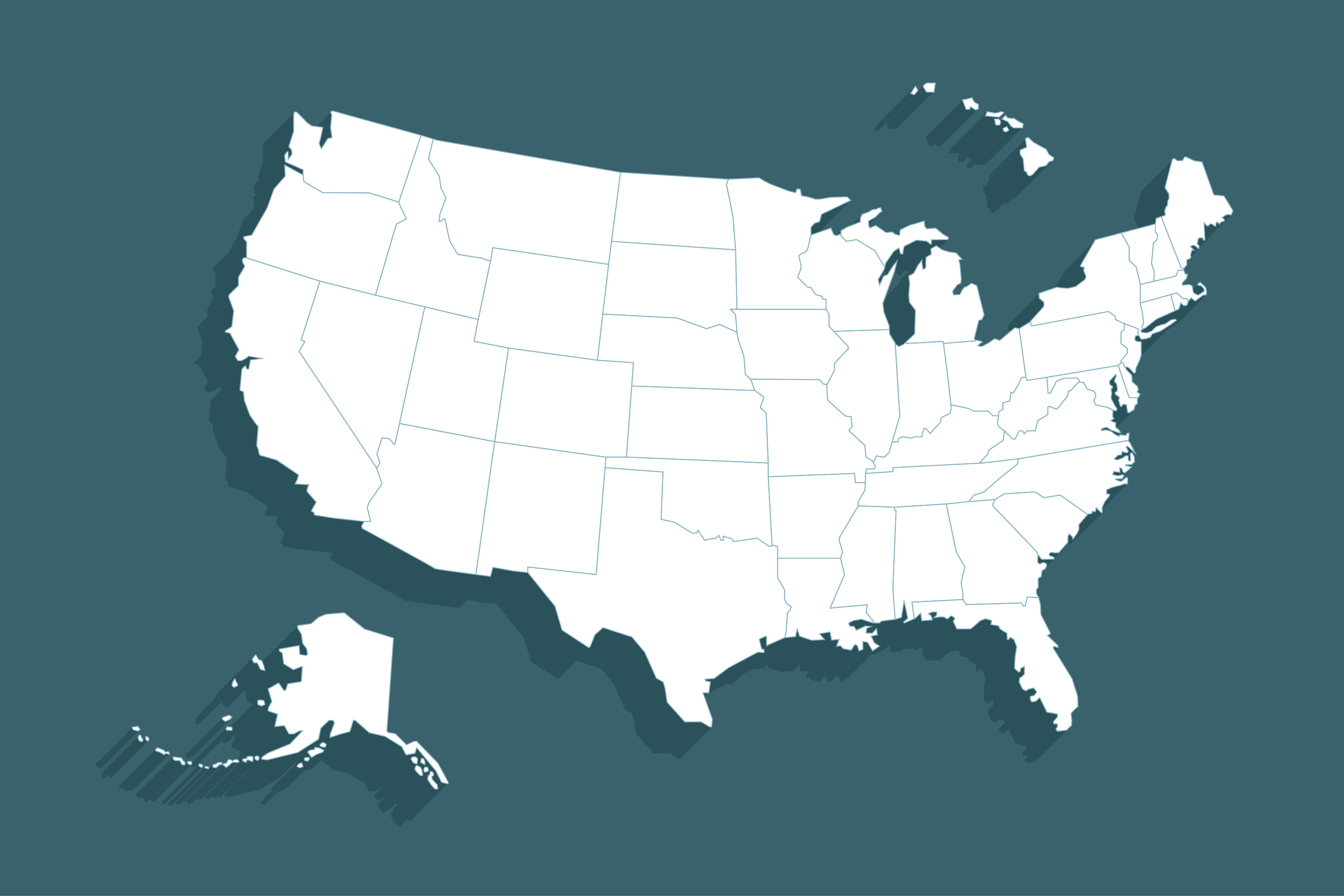 United States map